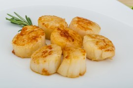 Grilled scallops recipes, honey recipes, scallop recipes, grilled scallops