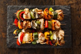 Homemade Chicken Shish Kabobs honey recipes