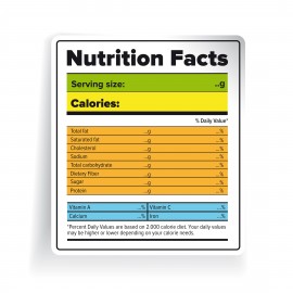 nutrition label