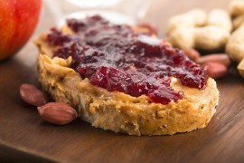 Peanut Butter and Jelly peanut butter jelly smoothie, manuka honey