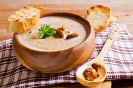Mushroom Cappuccino Soup manuka honey, mushroom recipe